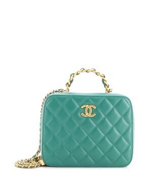 Chanel Woven Chain Top Handle Vanity #337406C37B